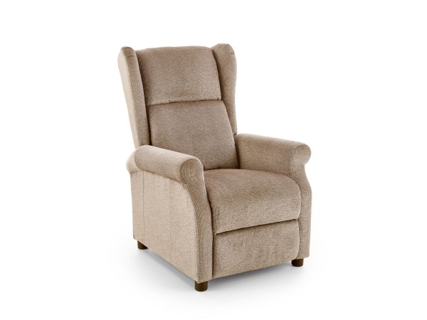 AGUSTIN recliner with massage function, color: beige DIOMMI V-CH-AGUSTIN_M-FOT-BEŻOWY
