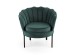Πολυθρόνα πράσινη βελούδινη ANGELO 73Χ75Χ45 DIOMMI 60-20334