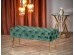 ATHENA bench color: dark green / gold DIOMMI V-CH-ATHENA-C.ZIELONY