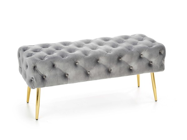 ATHENA bench color: grey / gold DIOMMI V-CH-ATHENA-POPIEL