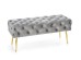 ATHENA bench color: grey / gold DIOMMI V-CH-ATHENA-POPIEL