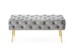 ATHENA bench color: grey / gold DIOMMI V-CH-ATHENA-POPIEL