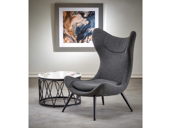 ATLANTIS leisure armchair dark grey/ black DIOMMI V-CH-ATLANTIS-FOT