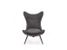 ATLANTIS leisure armchair dark grey/ black DIOMMI V-CH-ATLANTIS-FOT