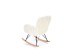 AUSTIN leisure armchair cream / black / natural DIOMMI V-CH-AUSTIN-FOT-KREMOWY