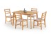 CORDOBA table + 4 chairs DIOMMI V-CH-CORDOBA-ZESTAW