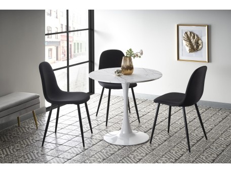 DENVER table, color: top - white marble, legs - white DIOMMI V-CH-DENVER-ST