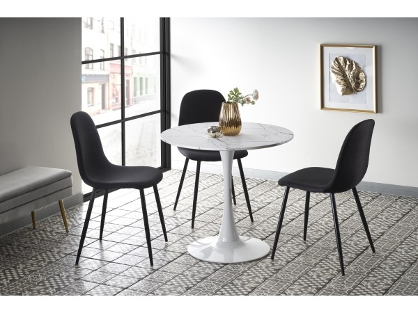DENVER table, color: top - white marble, legs - white DIOMMI V-CH-DENVER-ST