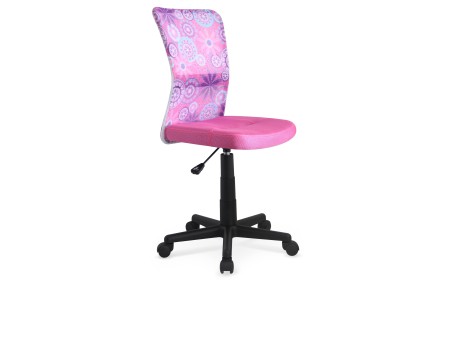 DINGO chair color: pink with decorations DIOMMI V-CH-DINGO-FOT-RÓŻOWY