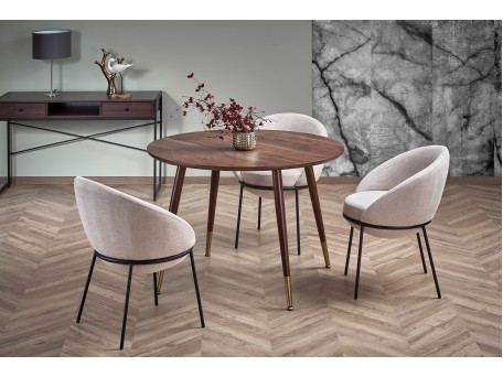 DOMENICO table walnut/gold DIOMMI V-CH-DOMENICO-ST