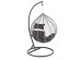 EGGY garden chair black / grey DIOMMI V-CH-EGGY-FOT