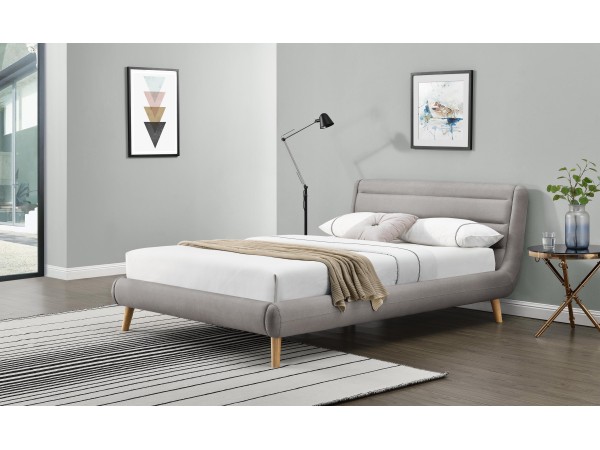 ELANDA 160 bed, color: light grey DIOMMI V-CH-ELANDA_160-LOZ-J.POPIEL