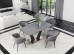 FANGOR extension table, color: top - dark grey, legs - black DIOMMI V-CH-FANGOR-ST