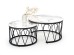 FORMOSA set of 2 coffee tables, white marble DIOMMI V-CH-FORMOSA-LAW