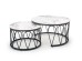 FORMOSA set of 2 coffee tables, white marble DIOMMI V-CH-FORMOSA-LAW