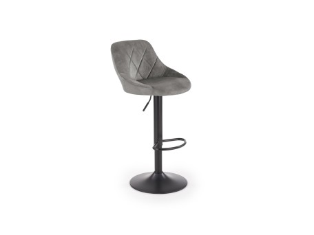 H101 bar stool grey DIOMMI V-CH-H/101-POPIELATY