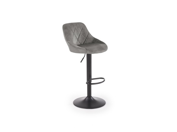 H101 bar stool grey DIOMMI V-CH-H/101-POPIELATY