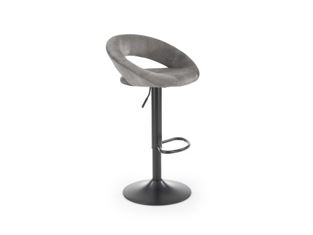 H102 bar stool grey DIOMMI V-CH-H/102-POPIELATY