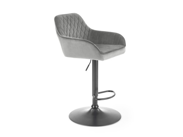 H103 bar stool grey DIOMMI V-CH-H/103-POPIELATY