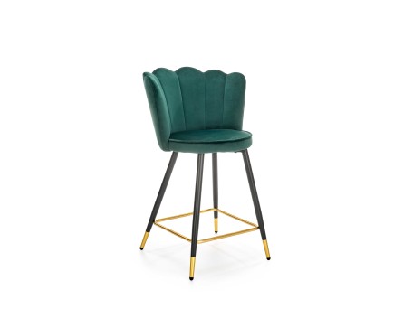 H106 bar stool, color: dark green DIOMMI V-CH-H/106-C.ZIELONY