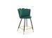 H106 bar stool, color: dark green DIOMMI V-CH-H/106-C.ZIELONY