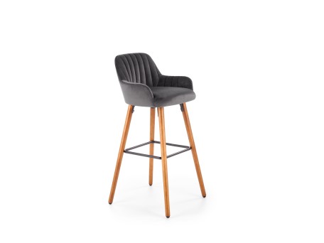 H93 bar stool, color: dark grey DIOMMI V-CH-H/93-C.POPIEL