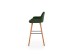 H93 bar stool, color: dark green DIOMMI V-CH-H/93-C.ZIELONY