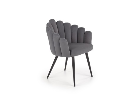 K410 chair, color: grey DIOMMI V-CH-K/410-KR-POPIELATY