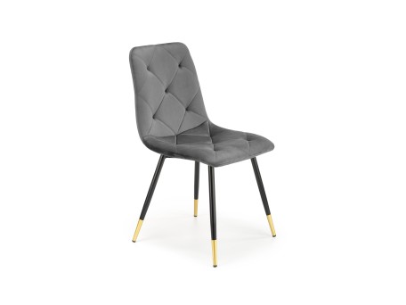 K438 chair color: grey DIOMMI V-CH-K/438-KR-POPIELATY