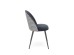 K478 chair, color: black - white DIOMMI V-CH-K/478-KR