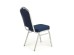 K66 S chair color: blue, silver frame DIOMMI V-CH-K/66S-KR-NIEBIESKI