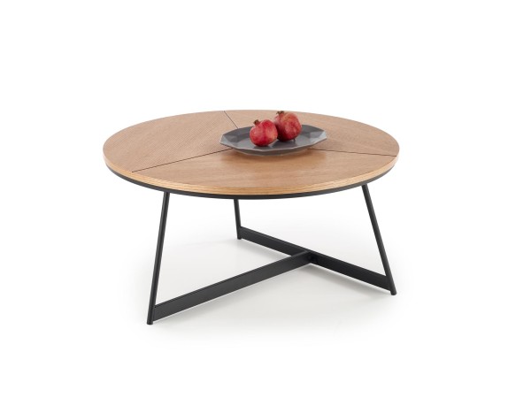 KARIDA c. table natural oak / black DIOMMI V-CH-KARIDA-LAW