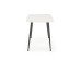 MARCO table, color: top - white marble, legs - black DIOMMI V-CH-MARCO-ST