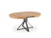 MERCY extension table, color: top - golden oak, legs - black DIOMMI V-CH-MERCY-ST