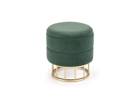 MINTY stool, color: dark green DIOMMI V-CH-MINTY-PUFA-C.ZIELONY