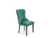 MIYA chair black/dark green DIOMMI V-CH-MIYA-KR-C.ZIELONY