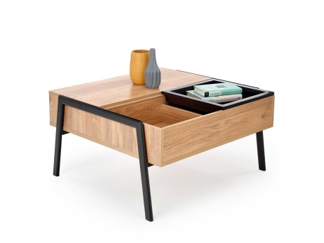 PODIUM, c.table, natural / black DIOMMI V-CH-PODIUM-LAW