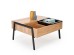 PODIUM, c.table, natural / black DIOMMI V-CH-PODIUM-LAW