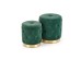 POLLY set of two stools, color: dark green DIOMMI V-CH-POLLY-PUFA-C.ZIELONY