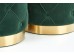 POLLY set of two stools, color: dark green DIOMMI V-CH-POLLY-PUFA-C.ZIELONY