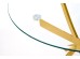 RAYMOND table, color: glass - transparent, legs - gold DIOMMI V-CH-RAYMOND-ST-ZŁOTY