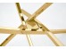 RAYMOND table, color: glass - transparent, legs - gold DIOMMI V-CH-RAYMOND-ST-ZŁOTY