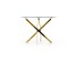 RAYMOND table, color: glass - transparent, legs - gold DIOMMI V-CH-RAYMOND-ST-ZŁOTY