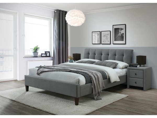 SAMARA 2 bed color: grey DIOMMI V-CH-SAMARA_2-LOZ-POPIEL