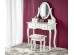 SARA dresser console with stool, white matt DIOMMI V-CH-SARA-KONSOLKA