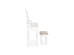 SARA dresser console with stool, white matt DIOMMI V-CH-SARA-KONSOLKA