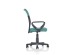 TIMMY o.chair, color: turquoise / black DIOMMI V-CH-TIMMY-FOT-TURKUSOWY