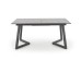TIZIANO extension table, color: top - light grey / dark grey, legs - dark grey DIOMMI V-CH-TIZIANO-ST