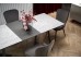 TIZIANO extension table, color: top - light grey / dark grey, legs - dark grey DIOMMI V-CH-TIZIANO-ST