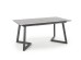 TIZIANO extension table, color: top - light grey / dark grey, legs - dark grey DIOMMI V-CH-TIZIANO-ST